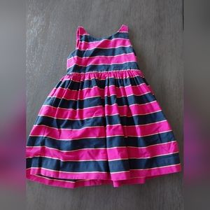 ✨️3 Items For $15✨️ Polo Ralph Lauren Striped Girls Dress Sz 5